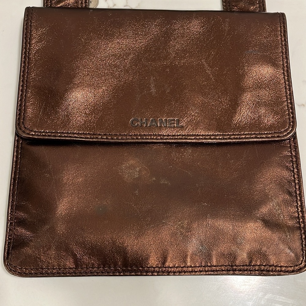 Chanel Crossbody  Brown Leather bag